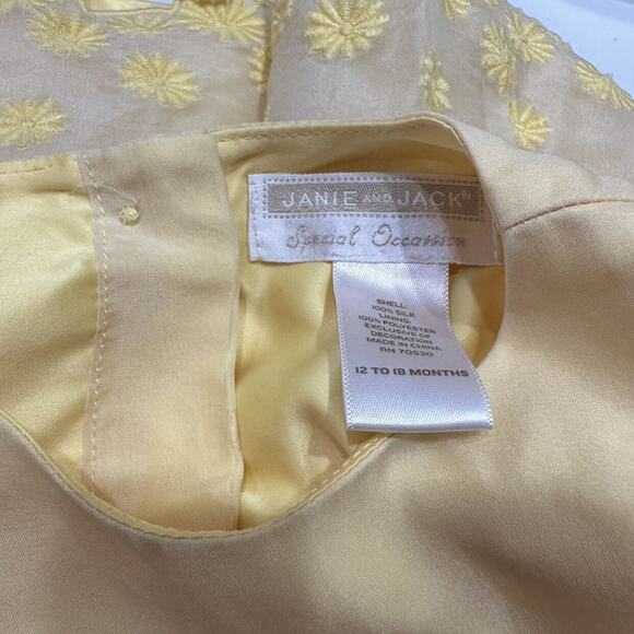 Janie and Jack Yellow Daisy Tiered Tank Dress - Picture 10 of 10